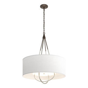 Pendants Drum Shade by Hubbardton Forge ( 39 | 104230-SKT-05-85-SF2811 Loop ) 