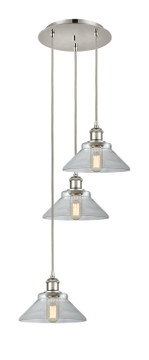 Mini Pendants 3 Light Cluster by Innovations ( 405 | 113B-3P-PN-G132 Ballston ) 