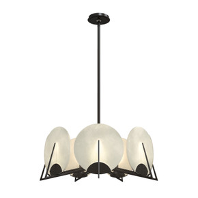 Mid. Chandeliers Glass Down by Hubbardton Forge ( 39 | 131059-SKT-MULT-14-AR Callisto ) 