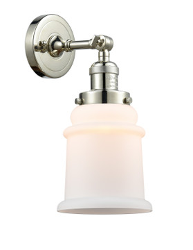 Sconces Single Glass by Innovations ( 405 | 203-PN-G181-LED Franklin Restoration ) 