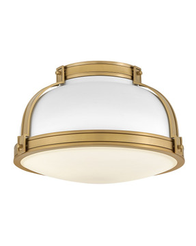Flush Mounts Metal Shade by Hinkley ( 13 | 46351MW-LCB Barton ) 