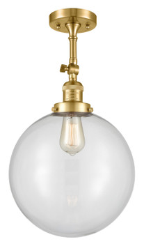 Semi-Flush Mts. Directional by Innovations ( 405 | 201F-SG-G202-12-LED Franklin Restoration ) 