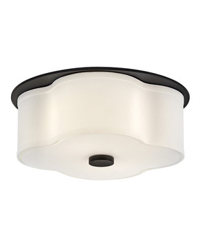 Flush Mounts Drum Shade by Hinkley ( 13 | 46441BK Delaney ) 