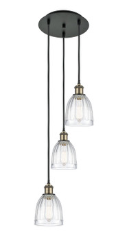 Mini Pendants 3 Light Cluster by Innovations ( 405 | 113B-3P-BAB-G442 Ballston ) 