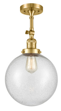 Semi-Flush Mts. Directional by Innovations ( 405 | 201F-SG-G204-10-LED Franklin Restoration ) 
