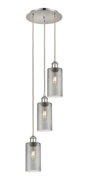 Mini Pendants 3 Light Cluster by Innovations ( 405 | 113B-3P-PN-G434-7SM Downtown Urban ) 