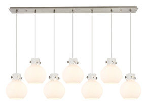 Linear/Island 4 Light + by Innovations ( 405 | 127-410-1PS-SN-G410-8WH Newton ) 