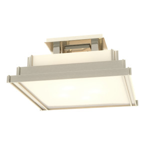 Semi-Flush Mts. Glass Down by Hubbardton Forge ( 39 | 123705-SKT-85-CC0416 Steppe ) 