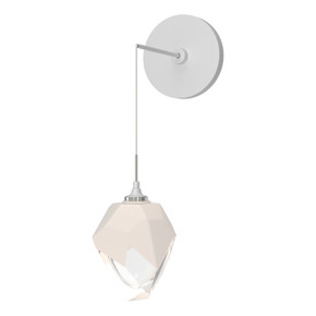 Sconces Single Glass by Hubbardton Forge ( 39 | 201397-SKT-02-WP0754 Chrysalis ) 