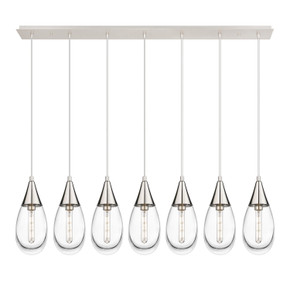 Linear/Island 4 Light + by Innovations ( 405 | 127-450-1P-PN-G450-6CL Downtown Urban ) 