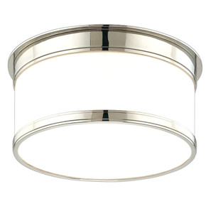 Flush Mounts Drum Shade by Hudson Valley ( 70 | 709-PN Geneva ) 