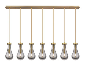 Linear/Island 4 Light + by Innovations ( 405 | 127-451-1P-BB-G451-5SM Downtown Urban ) 