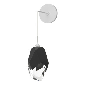 Sconces Single Glass by Hubbardton Forge ( 39 | 201398-SKT-02-BP0755 Chrysalis ) 