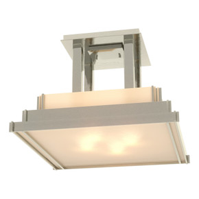 Semi-Flush Mts. Glass Down by Hubbardton Forge ( 39 | 123715-SKT-85-BB0416 Steppe ) 