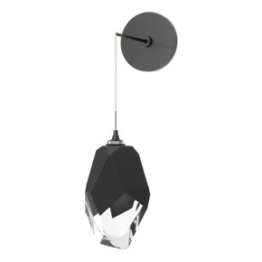 Sconces Single Glass by Hubbardton Forge ( 39 | 201398-SKT-89-BP0755 Chrysalis ) 