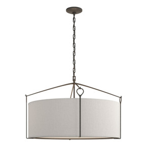 Pendants Drum Shade by Hubbardton Forge ( 39 | 104255-SKT-20-SE2899 Bow ) 