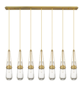 Linear/Island 4 Light + by Innovations ( 405 | 127-452-1P-BB-G452-4CL Downtown Urban ) 
