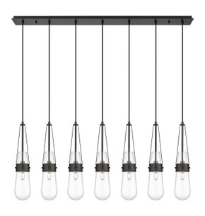 Linear/Island 4 Light + by Innovations ( 405 | 127-452-1P-BK-G452-4CL Downtown Urban ) 