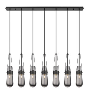 Linear/Island 4 Light + by Innovations ( 405 | 127-452-1P-BK-G452-4SM Downtown Urban ) 