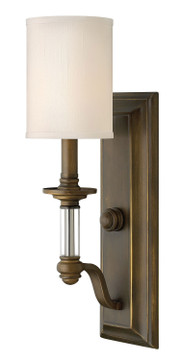 Sconces Single Glass by Hinkley ( 13 | 4790EZ Sussex ) 