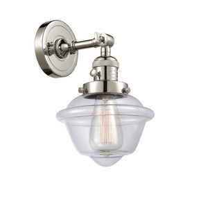 Sconces Single Glass by Innovations ( 405 | 203SW-PN-G532 Franklin Restoration ) 