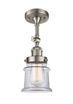 Semi-Flush Mts. Glass Down by Innovations ( 405 | 201F-SN-G182S-LED Franklin Restoration ) 