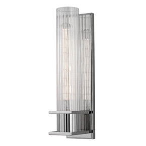 Sconces Single Glass by Hudson Valley ( 70 | 1001-PN Sperry ) 