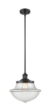 Pendants Glass Down by Innovations ( 405 | 201S-BK-G542-LED Franklin Restoration ) 