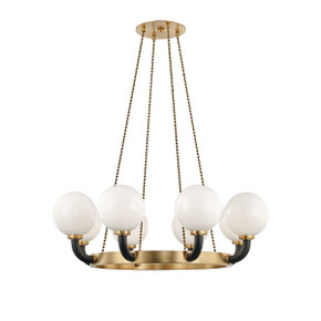Large Chandeliers Glass Shade by Hudson Valley ( 70 | 3646-AGB/BK Werner ) 
