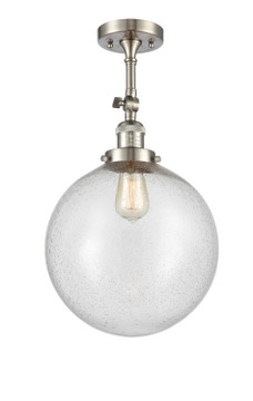 Semi-Flush Mts. Directional by Innovations ( 405 | 201F-SN-G204-12-LED Franklin Restoration ) 