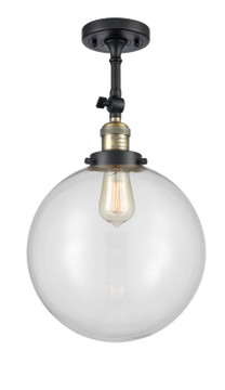 Semi-Flush Mts. Directional by Innovations ( 405 | 201F-BAB-G202-12-LED Franklin Restoration ) 