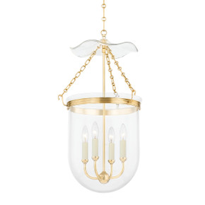 Foyer/Hall Lanterns Glass w/Frame by Hudson Valley ( 70 | MDS1602-AGB Rousham ) 