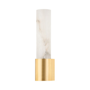 Sconces Single Glass by Hudson Valley ( 70 | 1151-AGB Ellington ) 