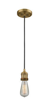 Mini Pendants Exposed Lamps by Innovations ( 405 | 201C-BB Franklin Restoration ) 