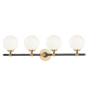 Bathroom Fixtures Four Lights by Hudson Valley ( 70 | 3704-AOB Bowery ) 