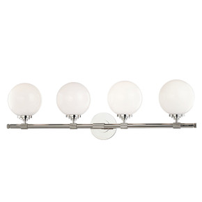 Bathroom Fixtures Four Lights by Hudson Valley ( 70 | 3704-PN Bowery ) 