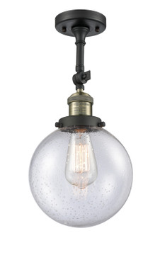 Semi-Flush Mts. Glass Down by Innovations ( 405 | 201F-BAB-G204-8 Franklin Restoration ) 