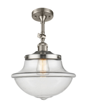 Semi-Flush Mts. Glass Down by Innovations ( 405 | 201F-SN-G542-LED Franklin Restoration ) 