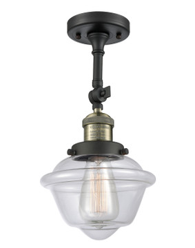 Semi-Flush Mts. Glass Down by Innovations ( 405 | 201F-BAB-G532 Franklin Restoration ) 