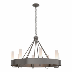 Mid. Chandeliers Glass Up by Hubbardton Forge ( 39 | 105040-SKT-14-FD0611 Banded ) 