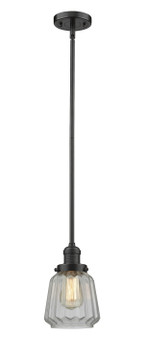 Mini Pendants Glass Down by Innovations ( 405 | 201S-OB-G142-LED Franklin Restoration ) 