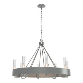 Mid. Chandeliers Glass Up by Hubbardton Forge ( 39 | 105040-SKT-82-ZM0611 Banded ) 