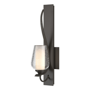 Sconces Single Glass by Hubbardton Forge ( 39 | 203035-SKT-07-ZS0354 Flora ) 