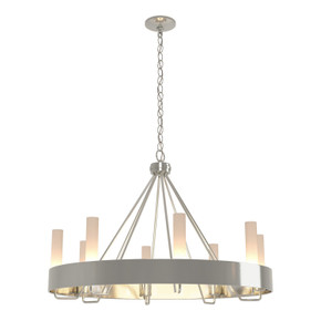 Mid. Chandeliers Glass Up by Hubbardton Forge ( 39 | 105040-SKT-85-FD0611 Banded ) 