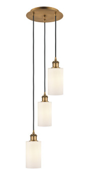 Mini Pendants 3 Light Cluster by Innovations ( 405 | 113B-3P-BB-G801 Ballston ) 