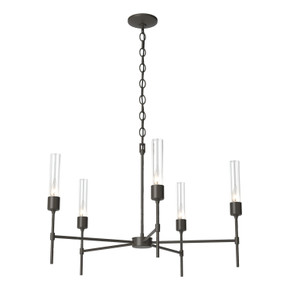 Mid. Chandeliers Glass Up by Hubbardton Forge ( 39 | 105045-SKT-07-ZM0611 Vela ) 