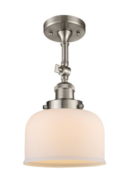 Semi-Flush Mts. Glass Down by Innovations ( 405 | 201F-SN-G71-LED Franklin Restoration ) 