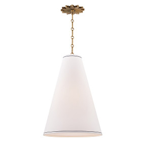 Pendants Fabric Shade by Hudson Valley ( 70 | 3916-AGB Worth ) 