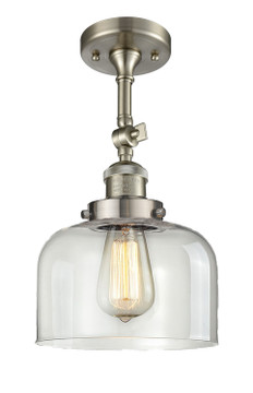 Semi-Flush Mts. Glass Down by Innovations ( 405 | 201F-SN-G72-LED Franklin Restoration ) 