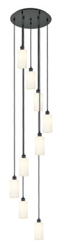 Pendants Multi-port/Cascade by Innovations ( 405 | 119B-9P-BK-G434-7WH Downtown Urban ) 